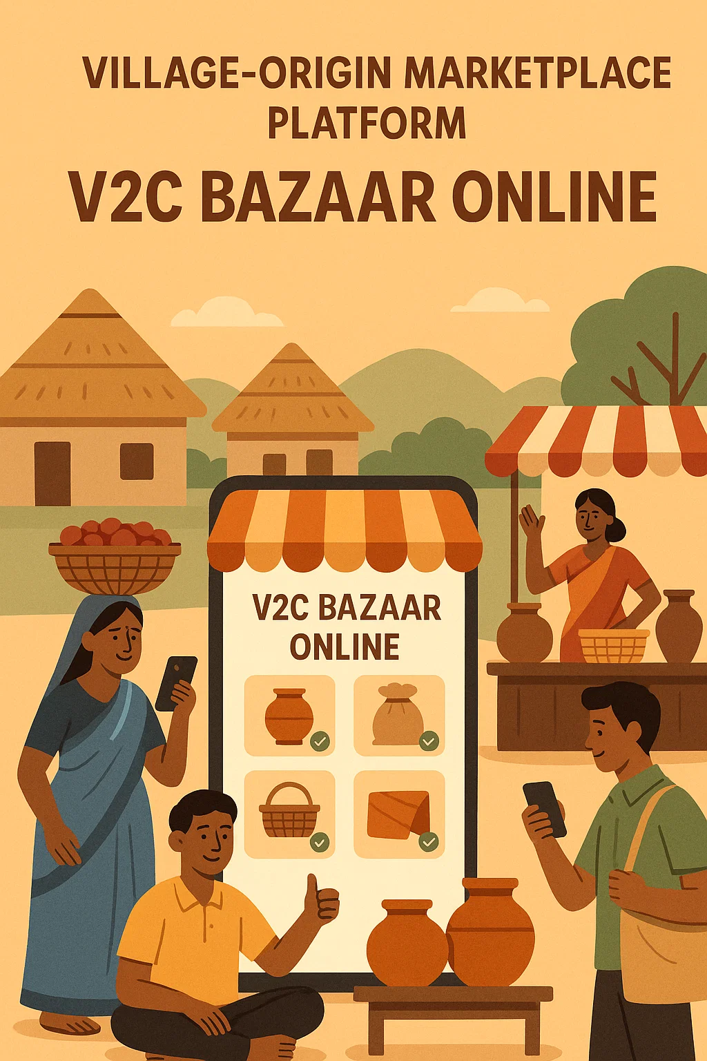 Village-Origin-Marketplace | V2C Bazaar Private Limited Trusted Rural Producers Sohna Road Gurgaon